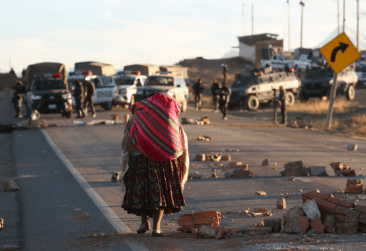 Bolivia inicia su tercera semana de protestas y&nbsp;bloqueos